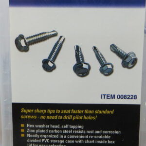 Selvskærende skruer 120 stk