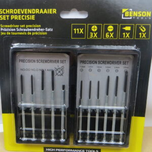 Mini skruetrækkersæt, urmagersæt