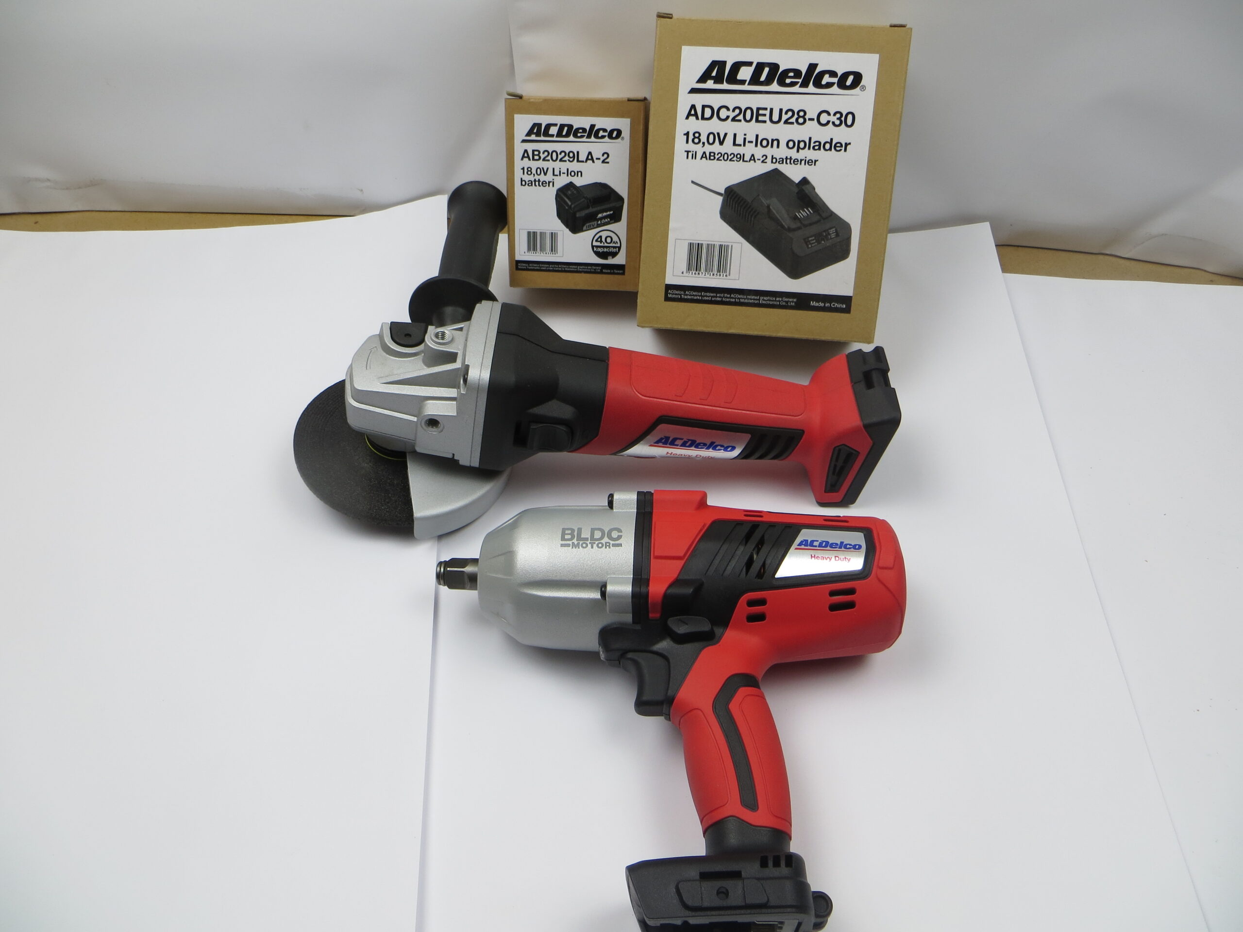 AC-Delco kombisæt slagnøgle og vinkelsliber