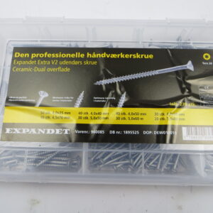 Spånskruer til udendørs brug 270 dele