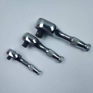 Skraldenøgler i kort udgave, 1/4-3/8-1/2 72 tands - Billede 2