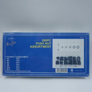 Tryk låseskiver stjerne clips