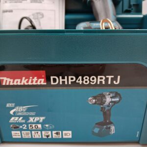 Makita DHP489RTJ Slagbore-/skruemaskine 18V LXT Brushless – 2 x 5,0 Ah - Billede 2